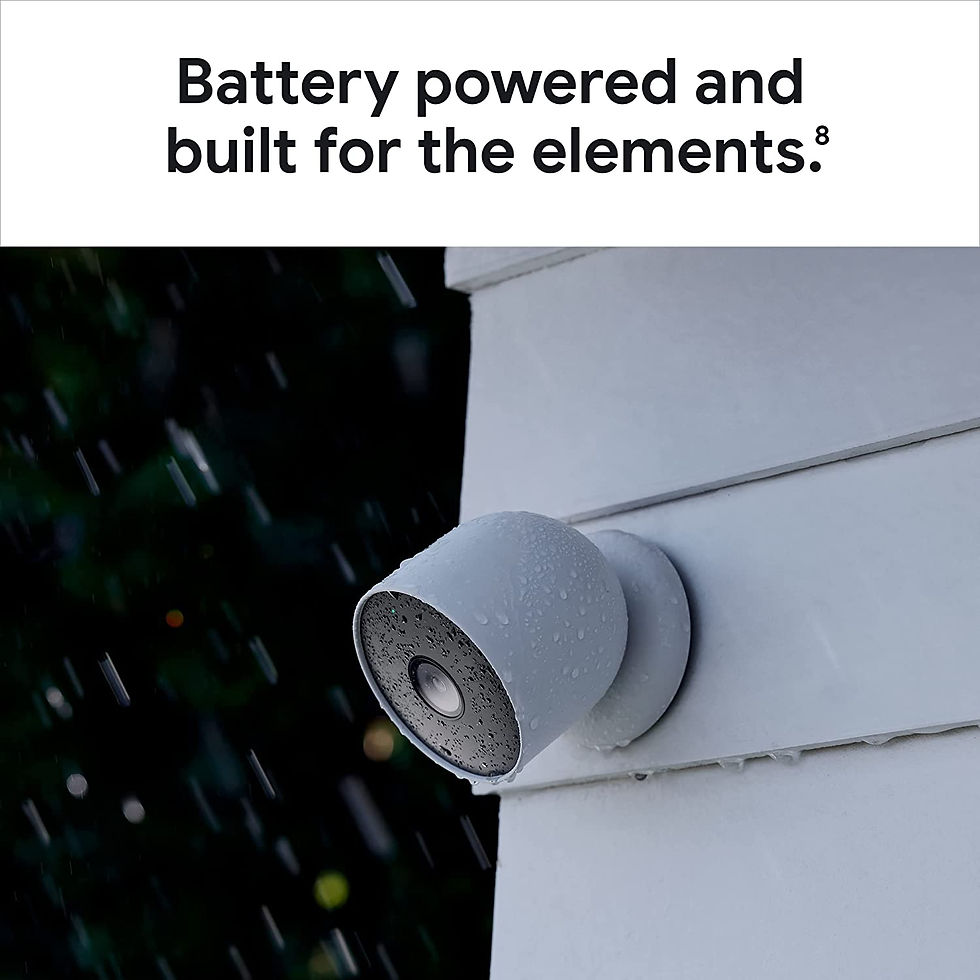 الصورة المصغرة: Google Nest Cam Outdoor or Indoor, Battery - 2nd Generation - 2 Pack