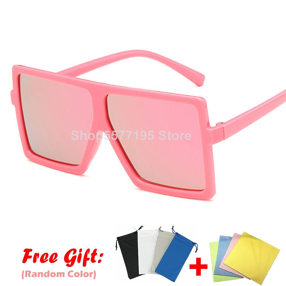 Thumbnail: Kids Sunglasses Coating Sun Glasses Frame Baby Boys Girls Lovely Sunglass