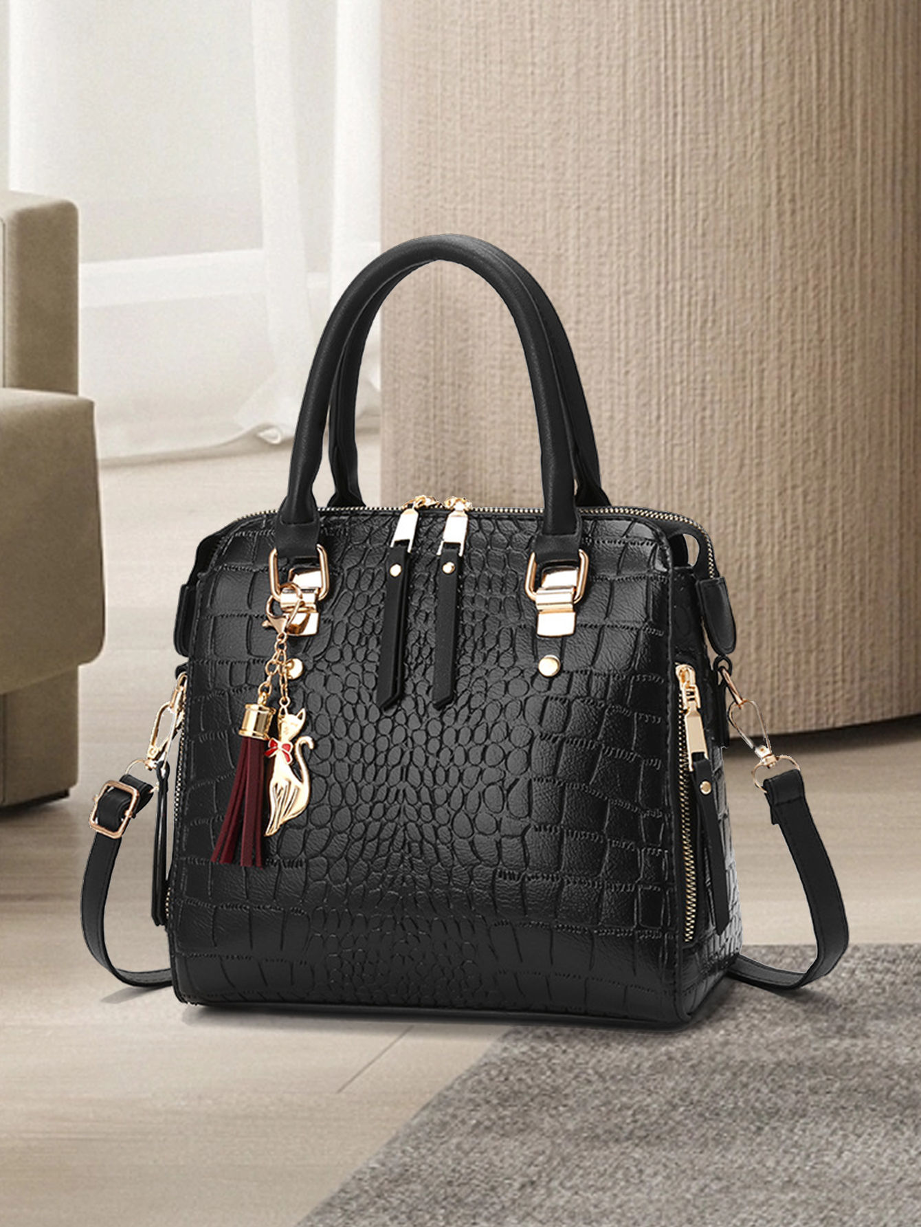 Cheruty Purses and Handbags for Women Shoulder Tote Bags Top Handle Satchel Cro