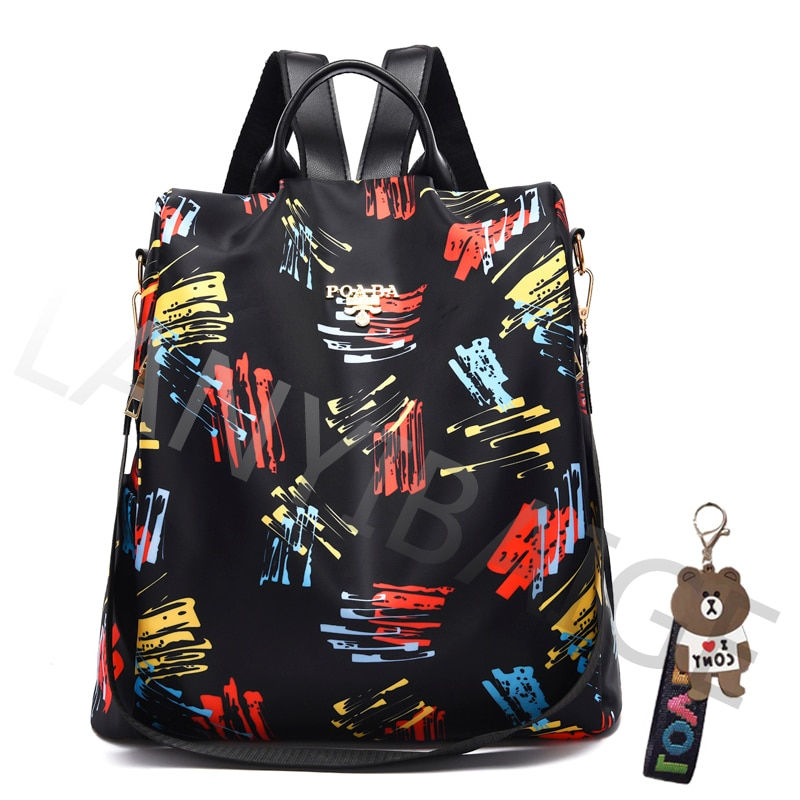 Miniatura: Fashion Women Large Capacity Women Backpack School Bags for Teenage Girls