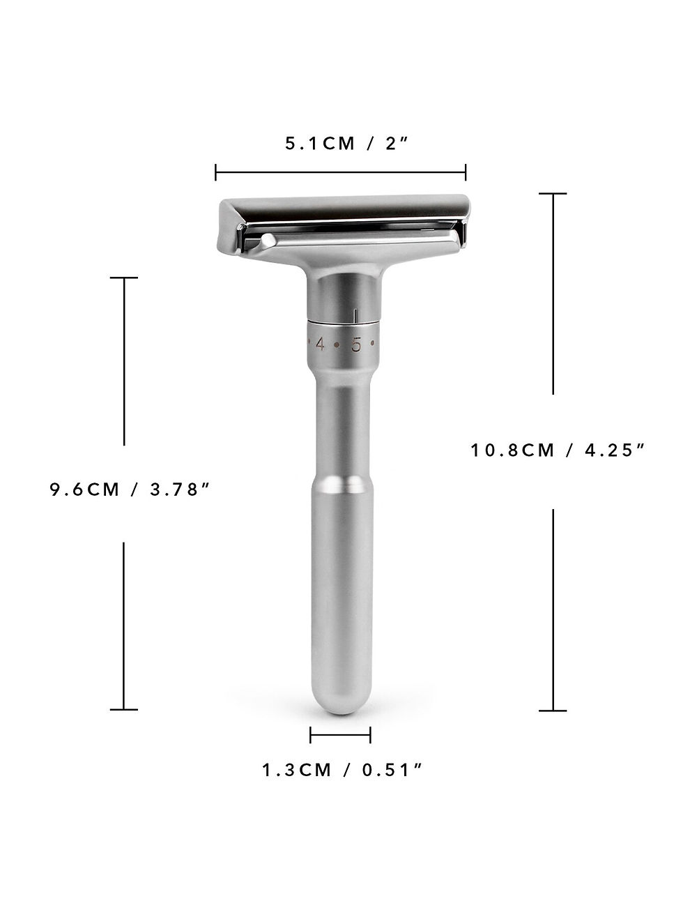 Thumbnail: QSHAVE Adjustable Safety Razor Double Edge Classic Mens Shaving Mild to Aggress