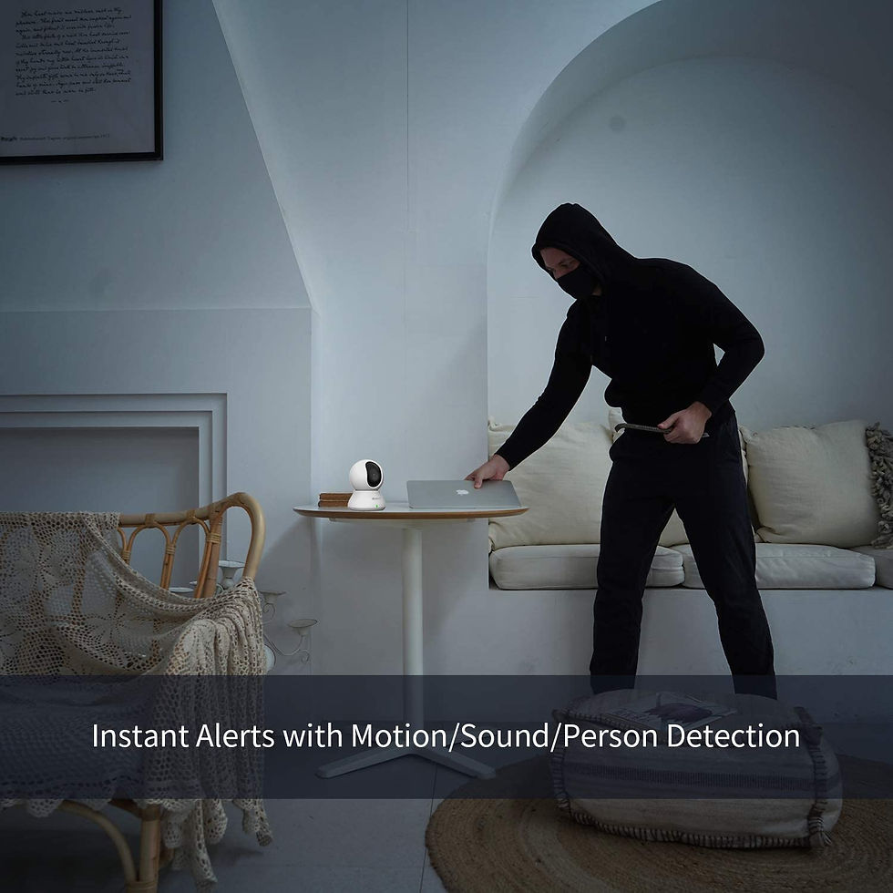 الصورة المصغرة: Security Camera 2K, blurams Baby Monitor Dog Camera 360-degree for Home Securit
