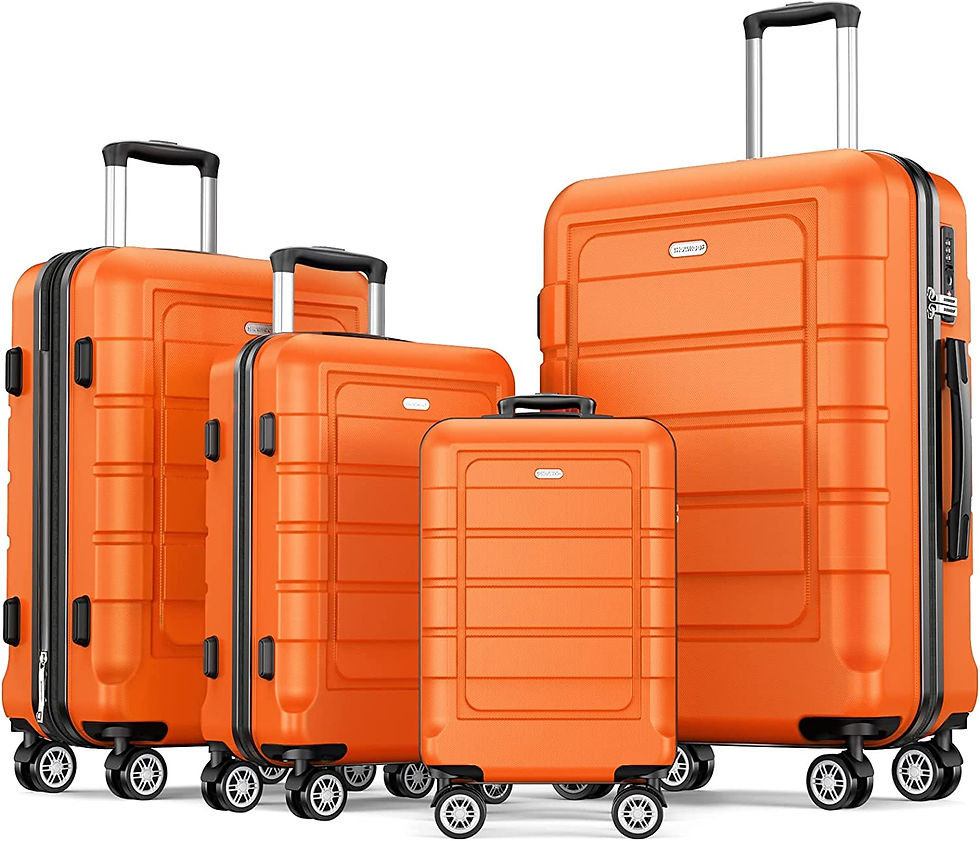 Miniatura: SHOWKOO Luggage Sets Expandable PC+ABS Durable Suitcase Sets Double Wheels TSA 