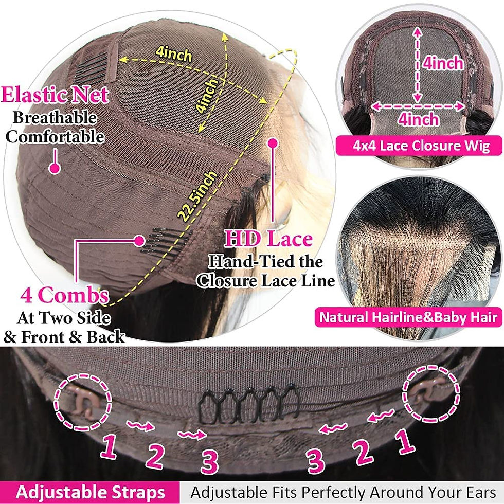 Miniatura: Lace Front Wigs Human Hair 20 inch Water Wave Lace Front Wig Unprocessed Human 