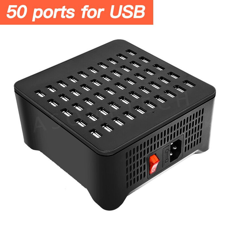 الصورة المصغرة: 250W 30/40/50 Multi Ports USB Charger Station Dock Socket Multiple USB Charger 