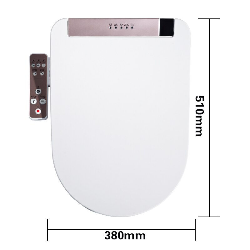 Thumbnail: Intelligent Toilet Seat Elongated Electric Bidet Cover LCD 3 Color Smart Bidet 