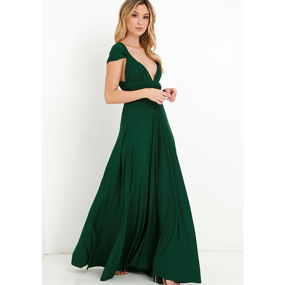 Miniaturbild: Ladies Sexy Women Maxi Club Dress Bandage Long Party Multiway Swing Convertible