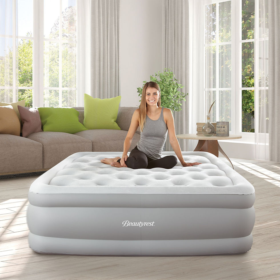 Thumbnail: Beautyrest Sky Rise 16" Full Air Mattress with A/C Pump