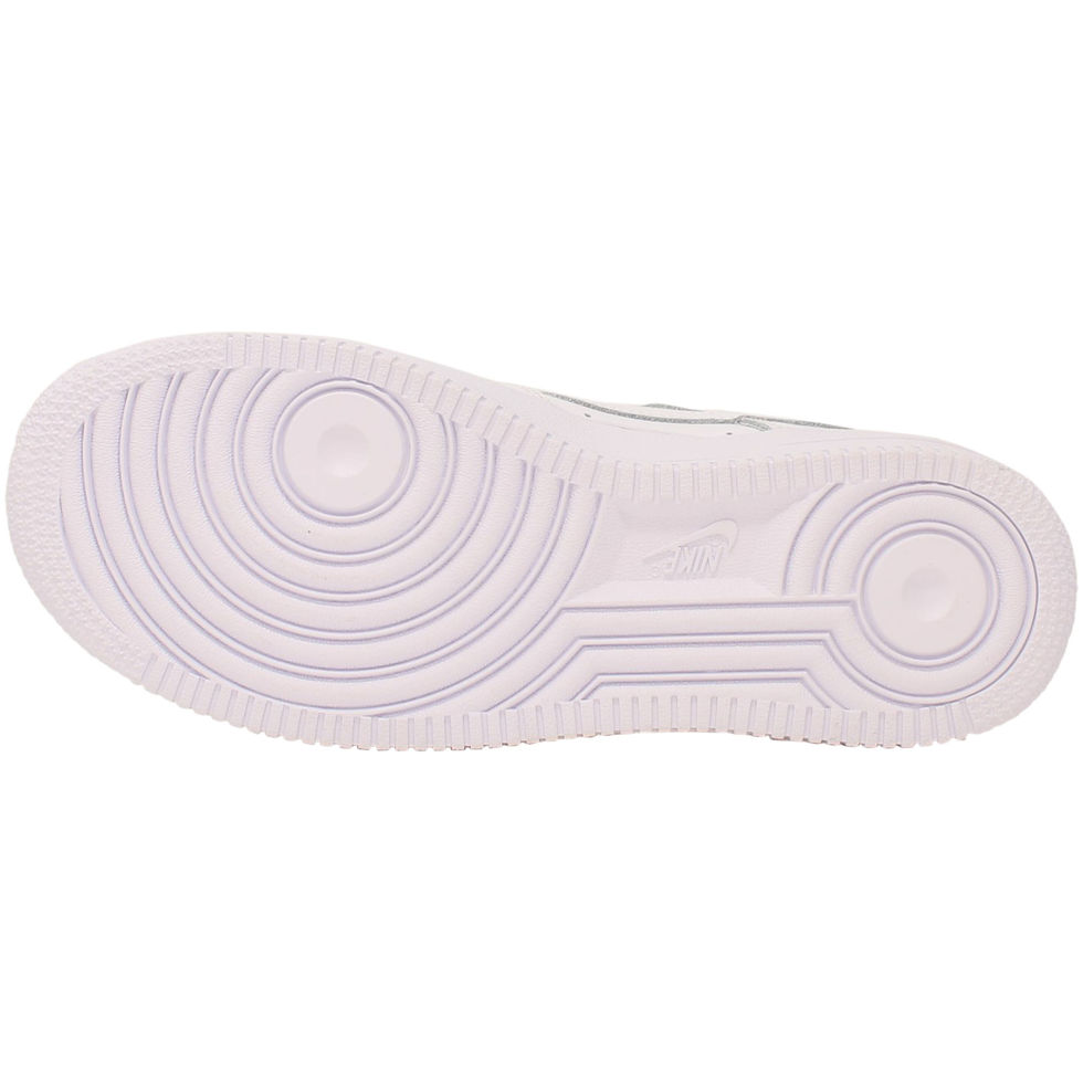 الصورة المصغرة: Nike Unisex Air Force 1 LE (GS) Sneaker, Kids, White/White, 5.5Y M US
