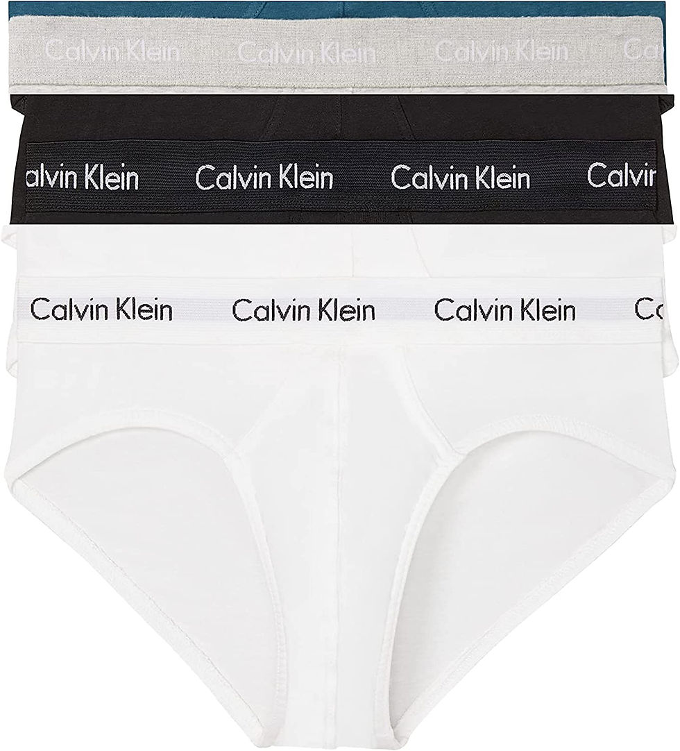 Thumbnail: Calvin Klein Men's Cotton Stretch 3-Pack Hip Brief