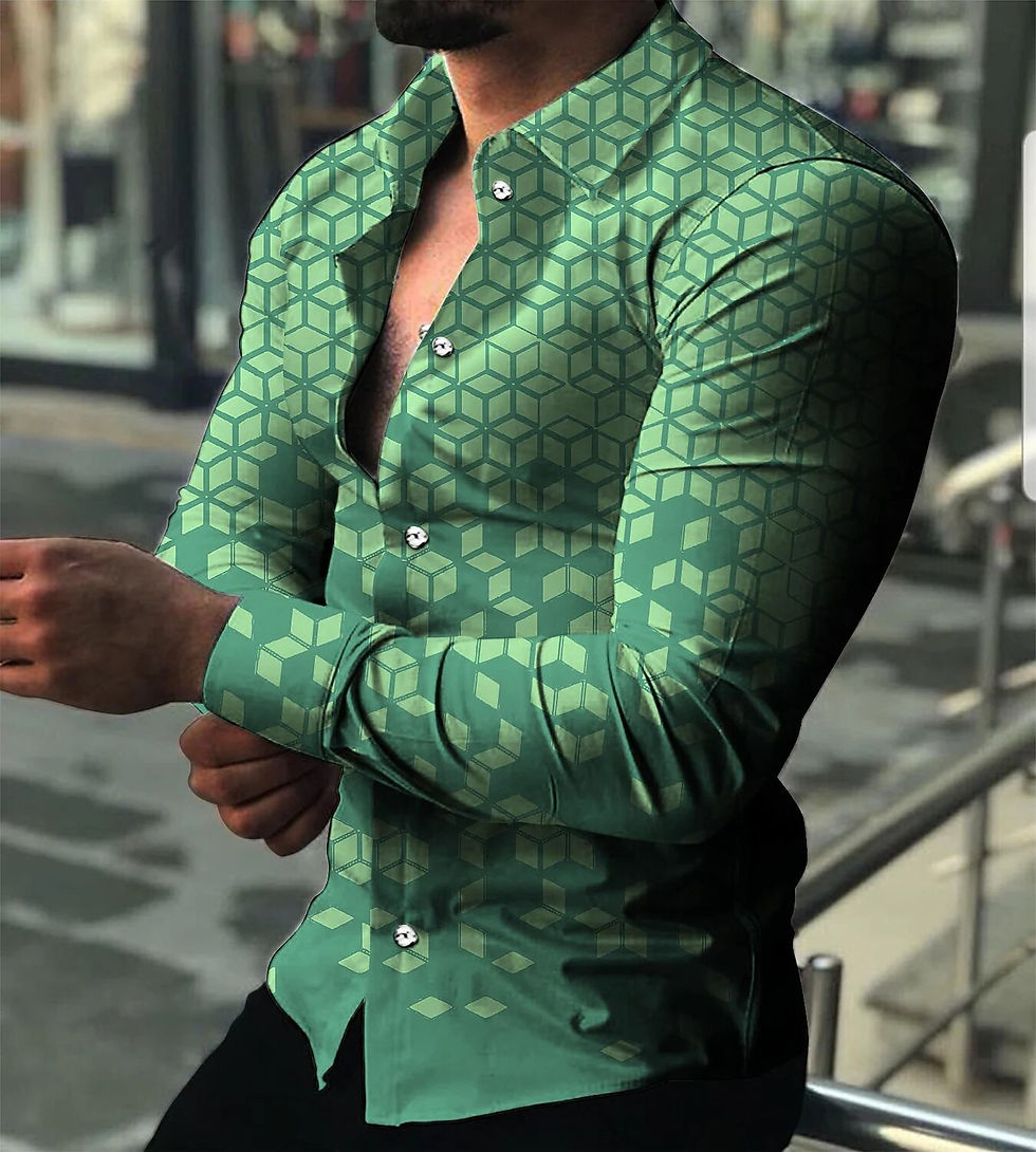 Thumbnail: Fashion men's prom diamond starry sky designer luxury cardigan social men's lap