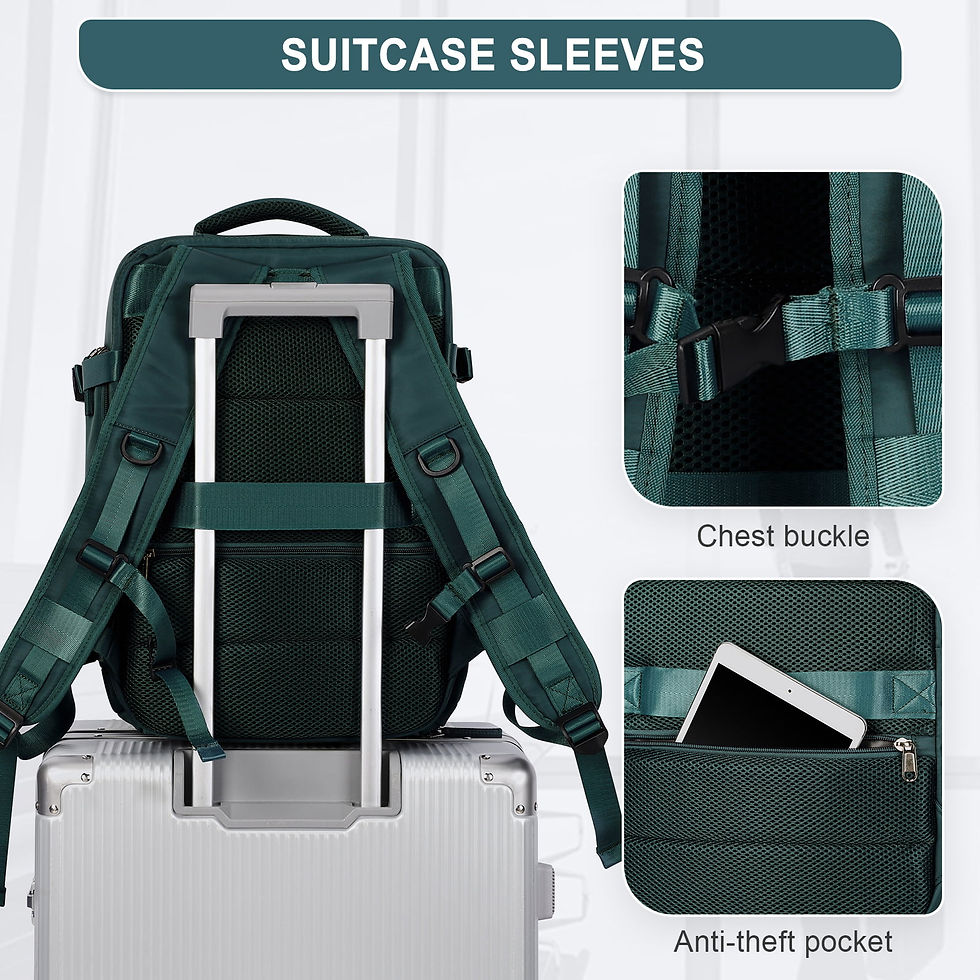 الصورة المصغرة: Large Travel Backpack Women, Carry on Backpack,Hiking Backpack Waterproof Outdo