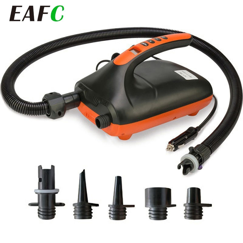 الصورة المصغرة: Electric Air Pump For Inflatable SUP Boat 12V 16/20 PSI Intelligent Inflatable 