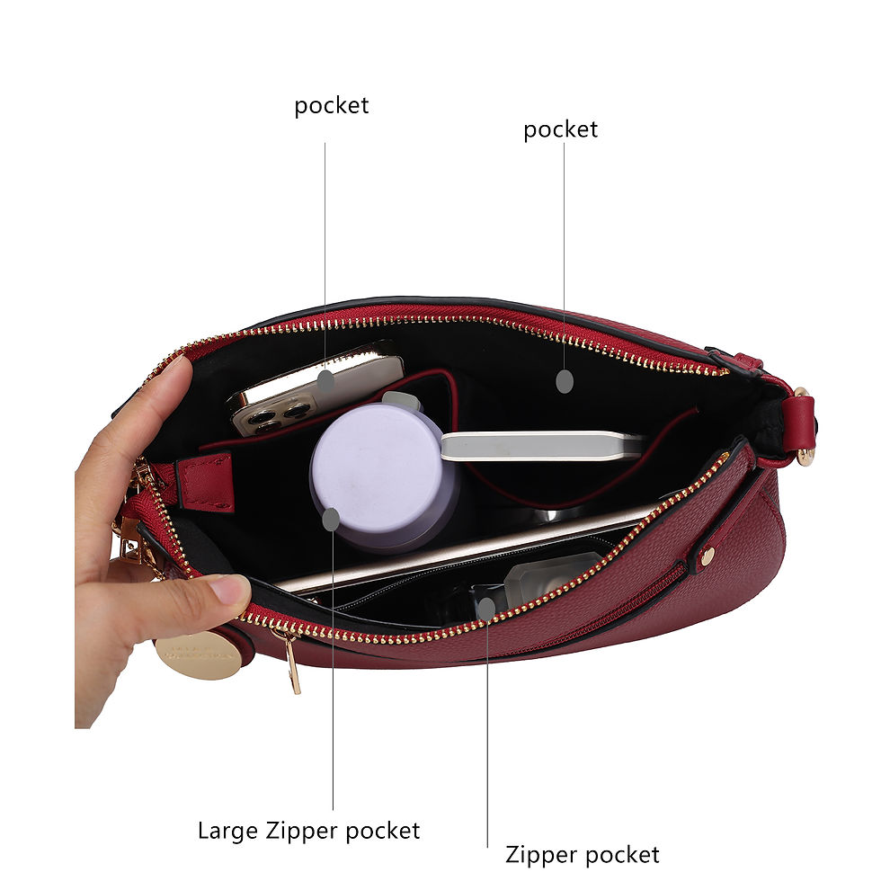 Miniatura: MKF Collection Raelynn Vegan Leather Women's Shoulder Bag by Mia K