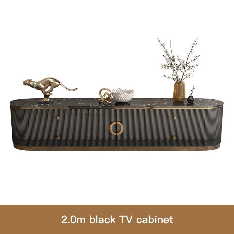 Thumbnail: Light Luxury Living Room Table 57-Inch Tv Cabinet Stand Modern Furniture Tv Uni