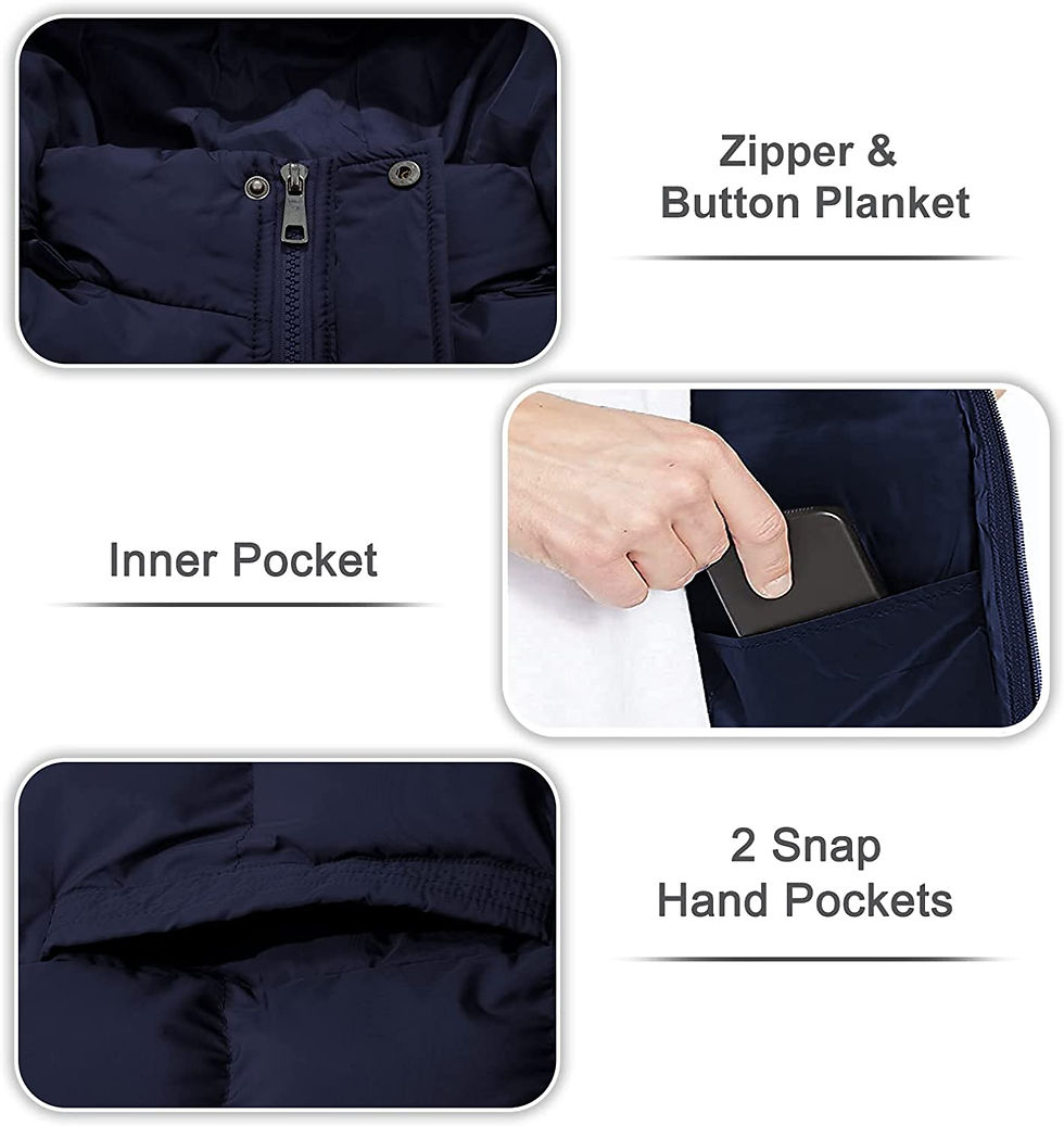 Miniatura: FARVALUE Women's Winter Coat Thicken Puffer Jacket Warm Bubble Coat with Remova
