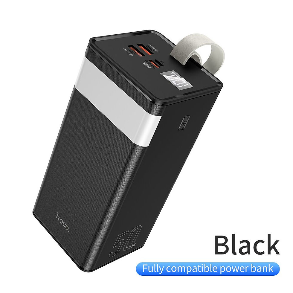 Thumbnail: HOCO Power Bank 50000mAh Portable Charger For iPhone 14 13 12 Pro Max Xiaomi Hu