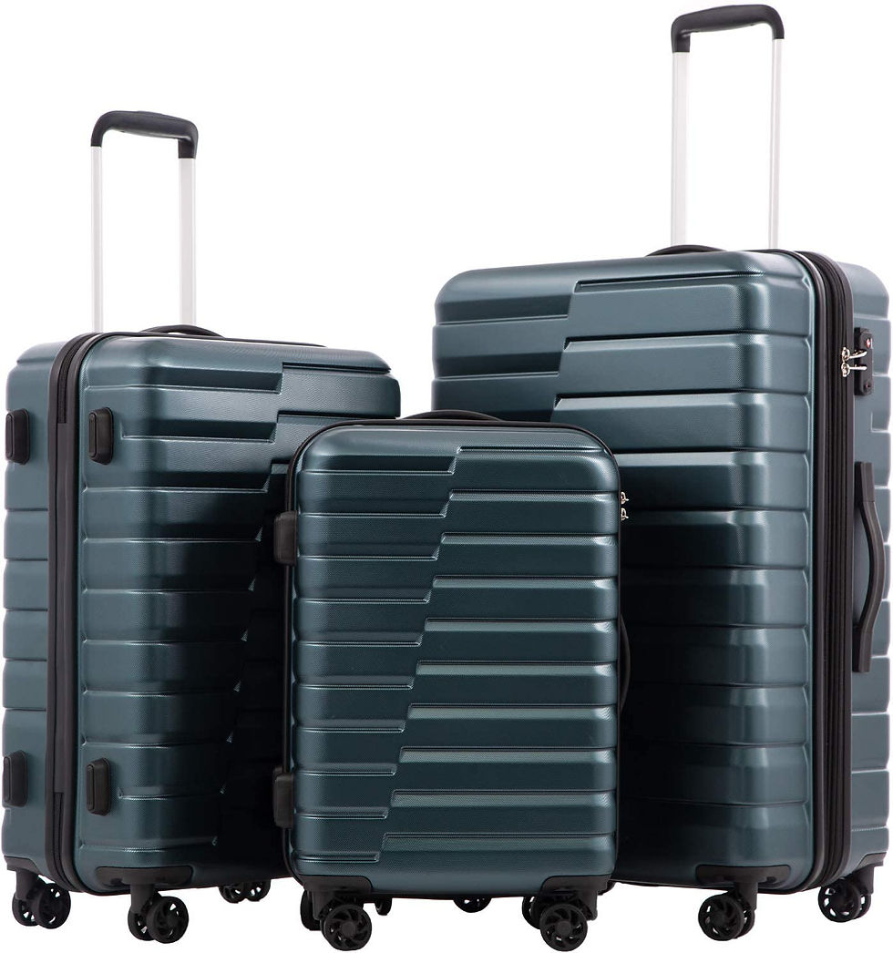 Miniatura: COOLIFE Luggage Expandable Suitcase Luggage set PC ABS TSA Lock Spinner Carry o