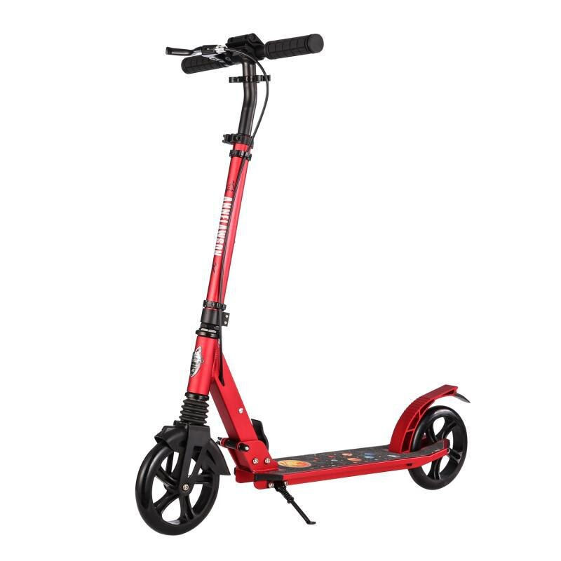 Thumbnail: Foot Scooters All-aluminum Bicycle Outdoor Two-wheeled Kick Scooters Youth Hand