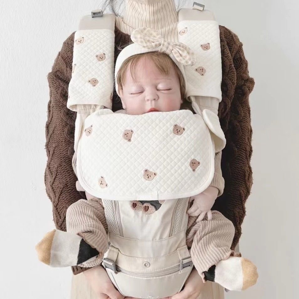Miniaturbild: Cotton Baby Bibs Saliva Towel Chest Bite Towel Burp Cloths Babies Accessories B