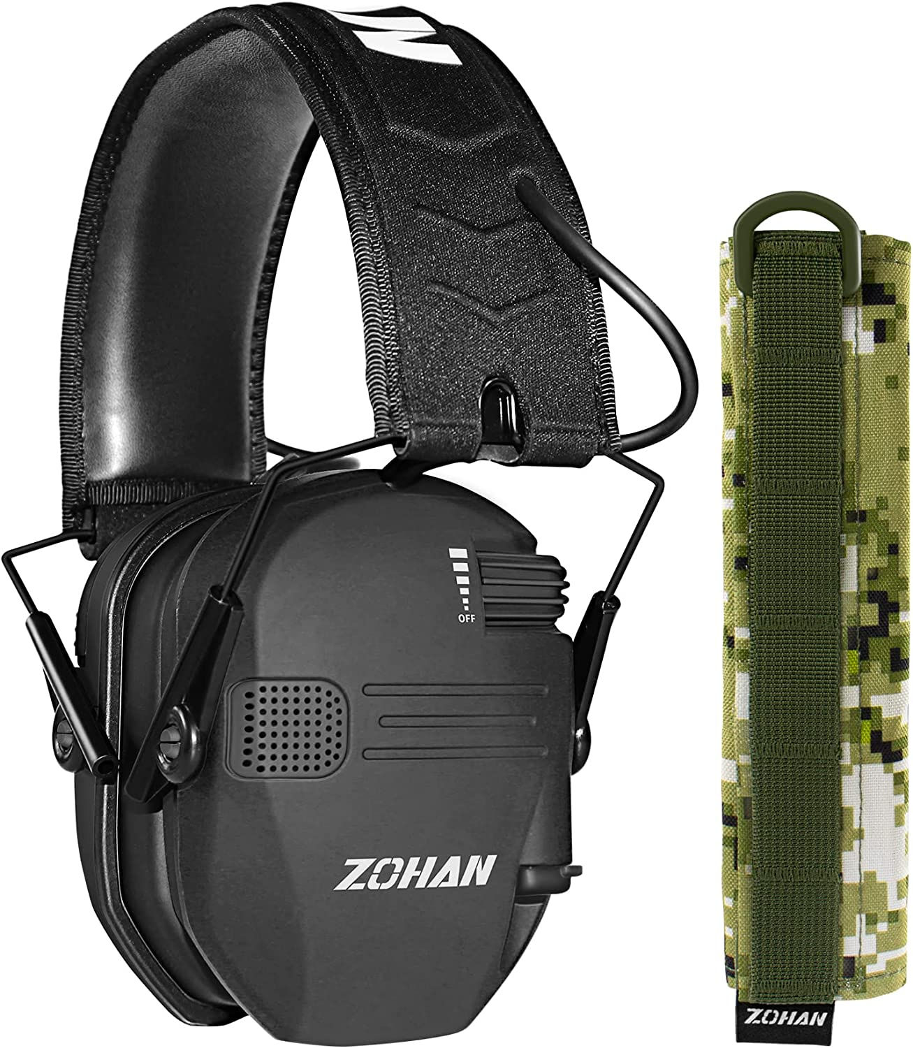 ZOHAN Electronic Shooting Earmuffs Ear Protection Sound Amplification Anti-nois
