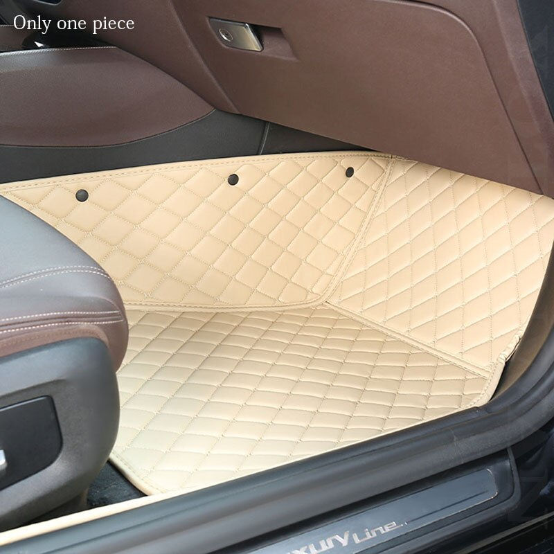 Miniature : YOTONWAN Custom Leather Car Foor Mat 100％ For Genesis GV70 GV80 GV90 Waterproof