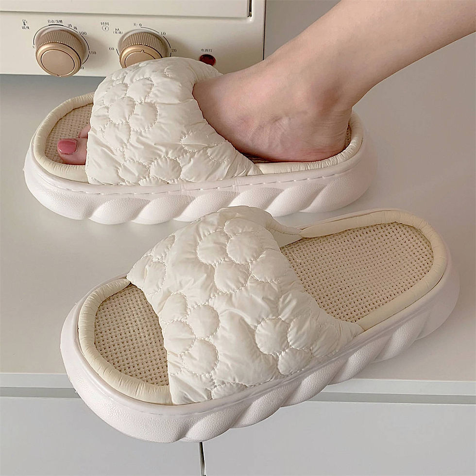 Thumbnail: Women's Slippers Summer Four Seasons Indoor Home Sandals and Slippers Cute Cart