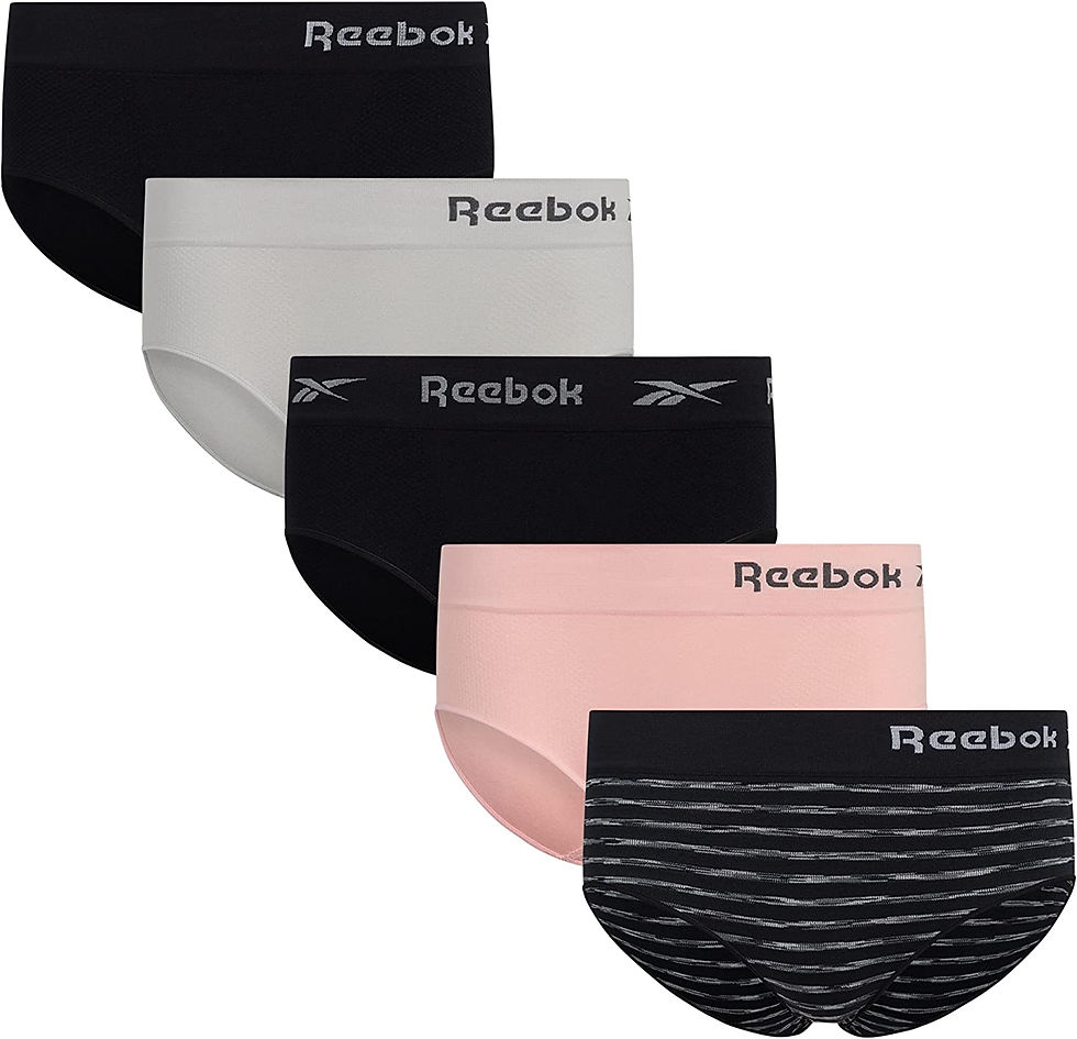 Thumbnail: Reebok Women's Underwear - Seamless Hipster Briefs (5 Pack)