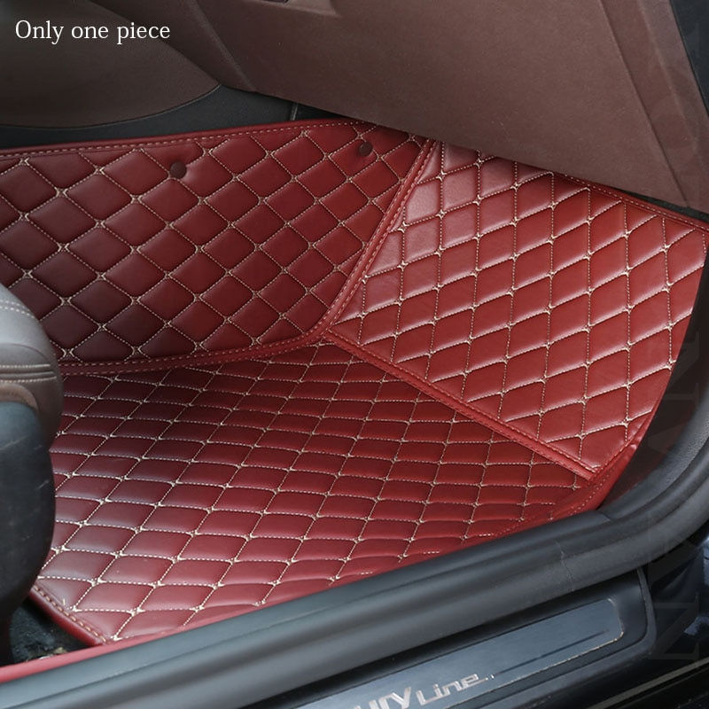 Miniature : YOTONWAN Custom Leather Car Foor Mat 100％ For Genesis GV70 GV80 GV90 Waterproof