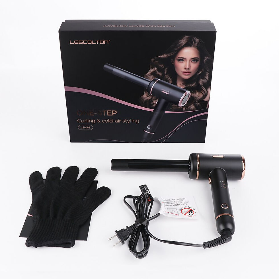 الصورة المصغرة: LESCOLTON Hair Curler Cold Air Curling Irons Automatically 2 In 1 150000 High-s