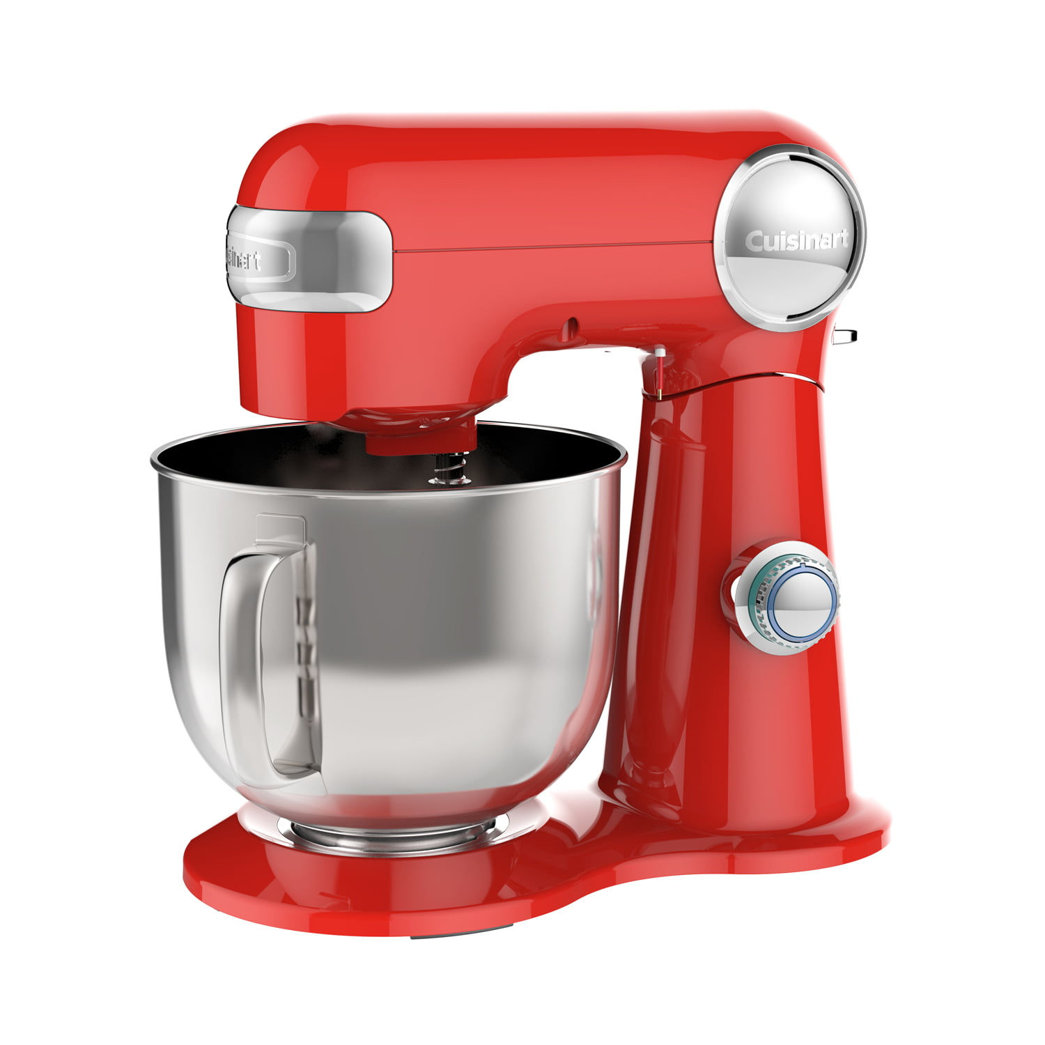 Cuisinart Precision Master 5.5 Quart Stand Mixer, Coral Red