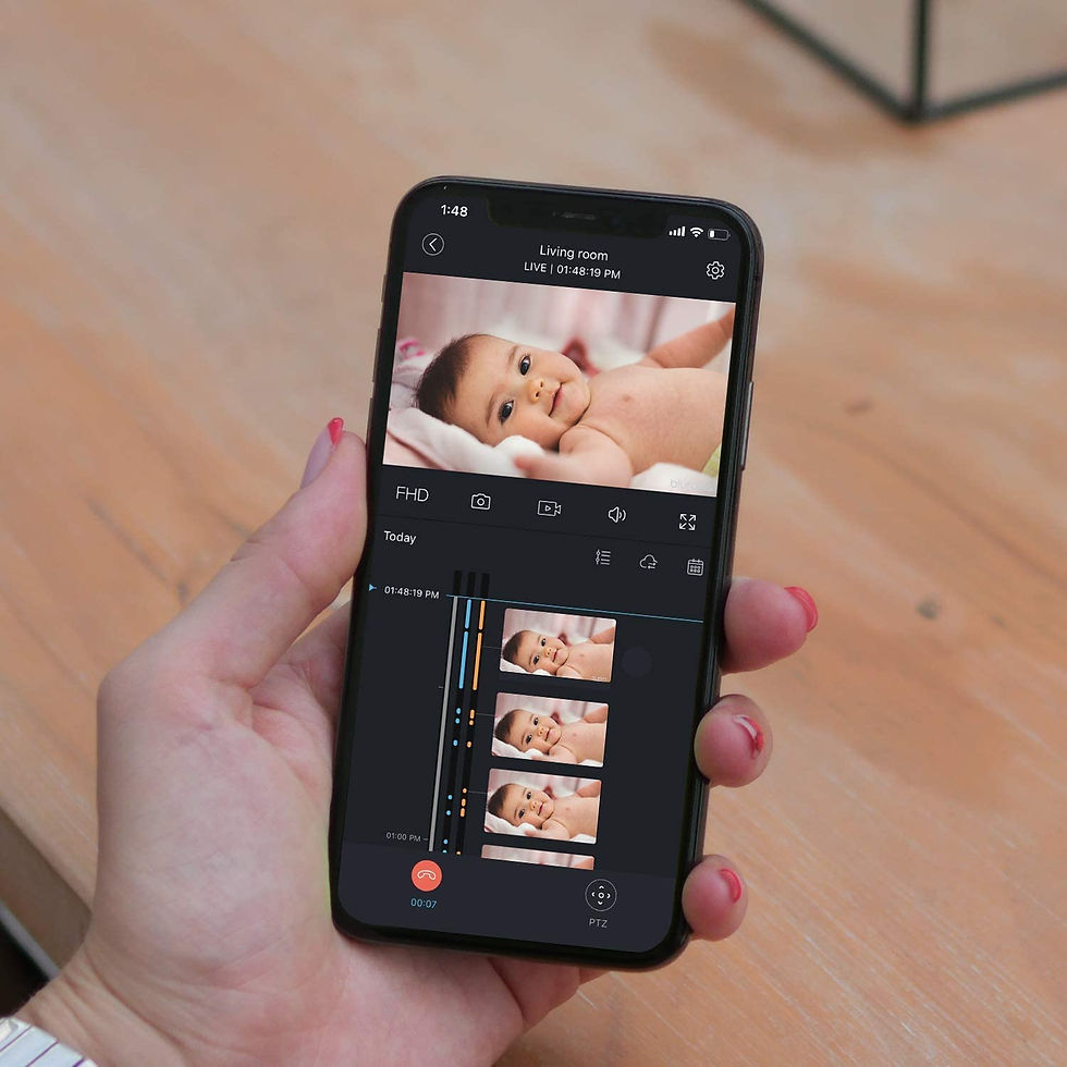 الصورة المصغرة: Security Camera 2K, blurams Baby Monitor Dog Camera 360-degree for Home Securit