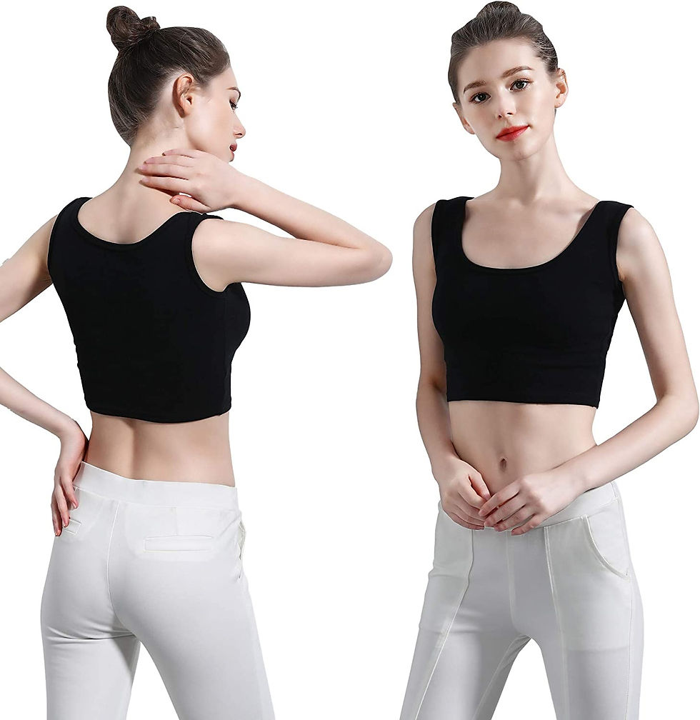 Thumbnail: HZH Short Yoga Dance Athletic Tank Crop Tops Shirts for Women or Teens(3 Pack)