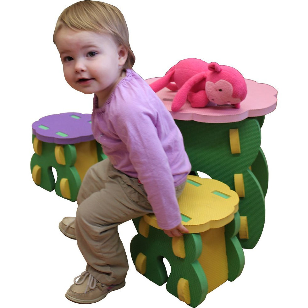 Thumbnail: EVA Foam Table & 2 Chair Set For Children Soft Durable & Comfortable TEA TABLE