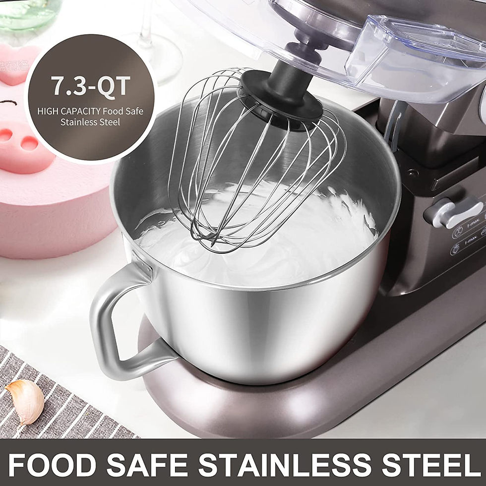 Thumbnail: COKLAI Stand Mixer, 10 Speeds Tilt-Head 660W Food Mixer, 7.3-QT Electric Mixer 