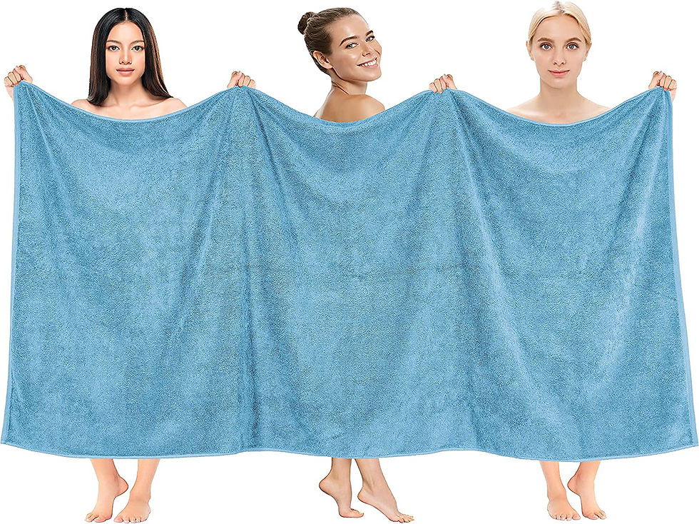 Thumbnail: Cotton Paradise 6 Piece Towel Set, 100% Turkish Cotton Soft Absorbent Towels fo