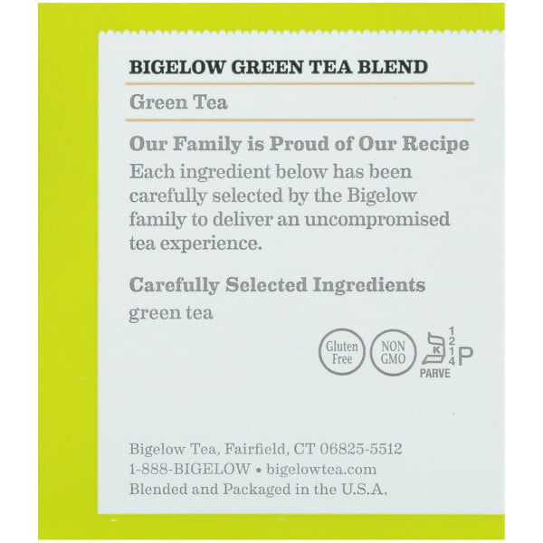 Miniaturbild: Bigelow Green Tea Classic, Tea Bags, 20 Count