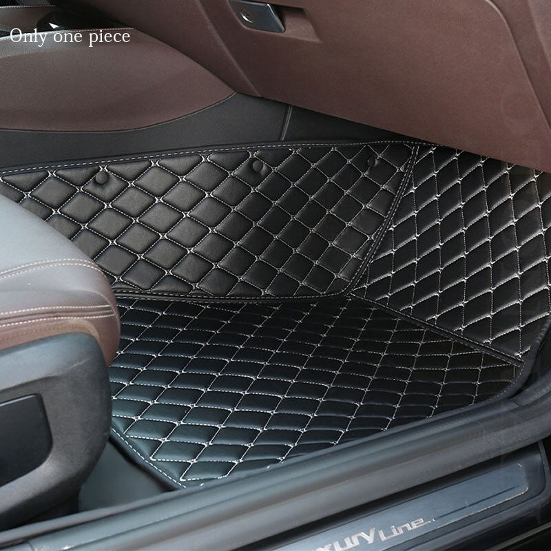 Miniatura: YOTONWAN Custom Leather Car Foor Mat 100％ For Tesla All Medels Models 3 Model S