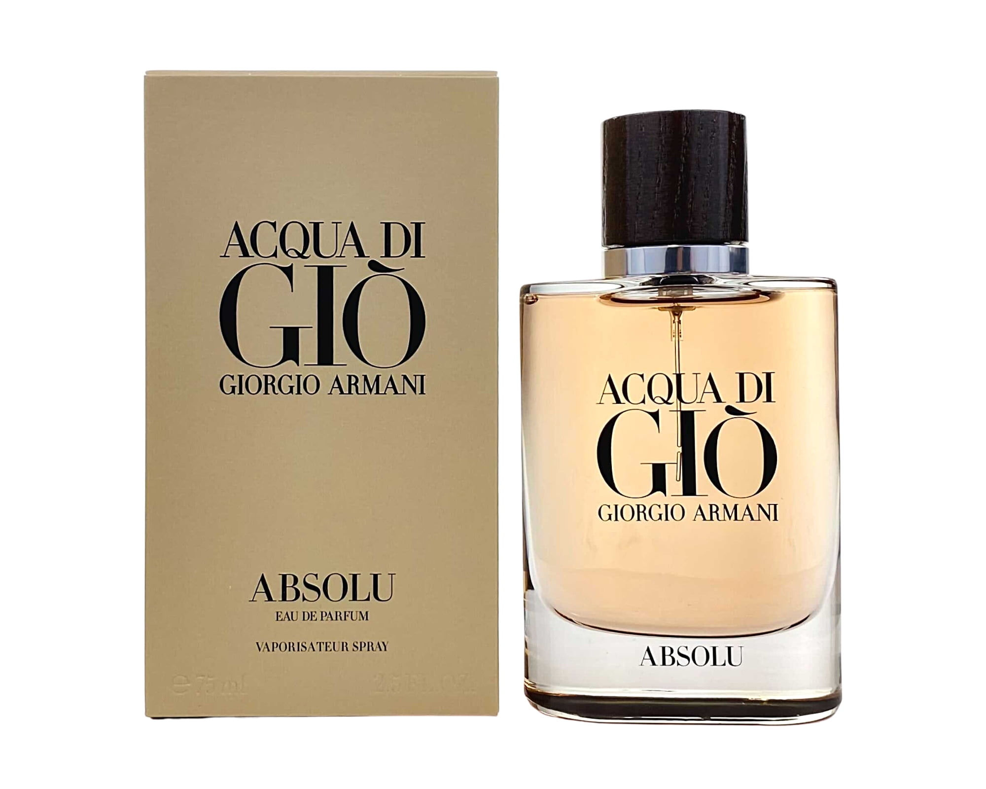 Acqua Di Gio Absolu for Men By Giorgio Armani Eau De Parfum Spray 2.5 oz / 75 ml