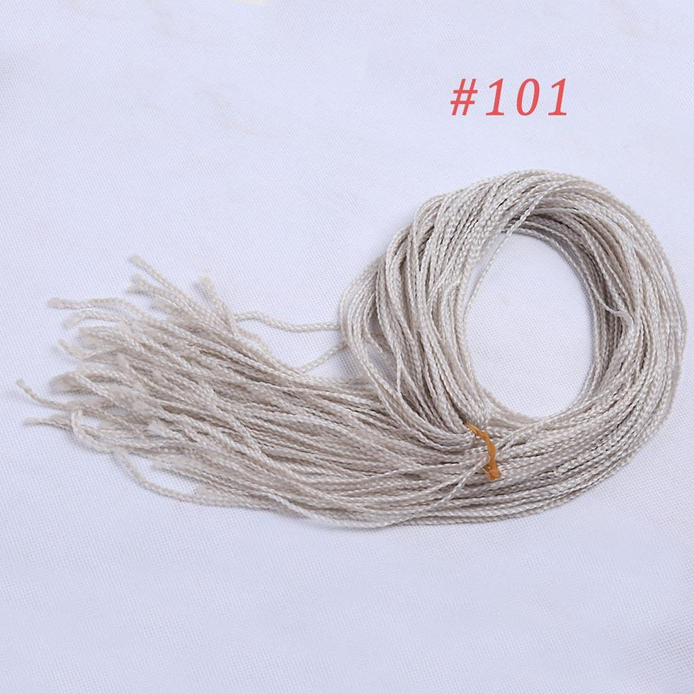 Thumbnail: Zizi Braids Synthetic Crochet Hair Colored Box Braids Deep Wave Hair Long Seneg