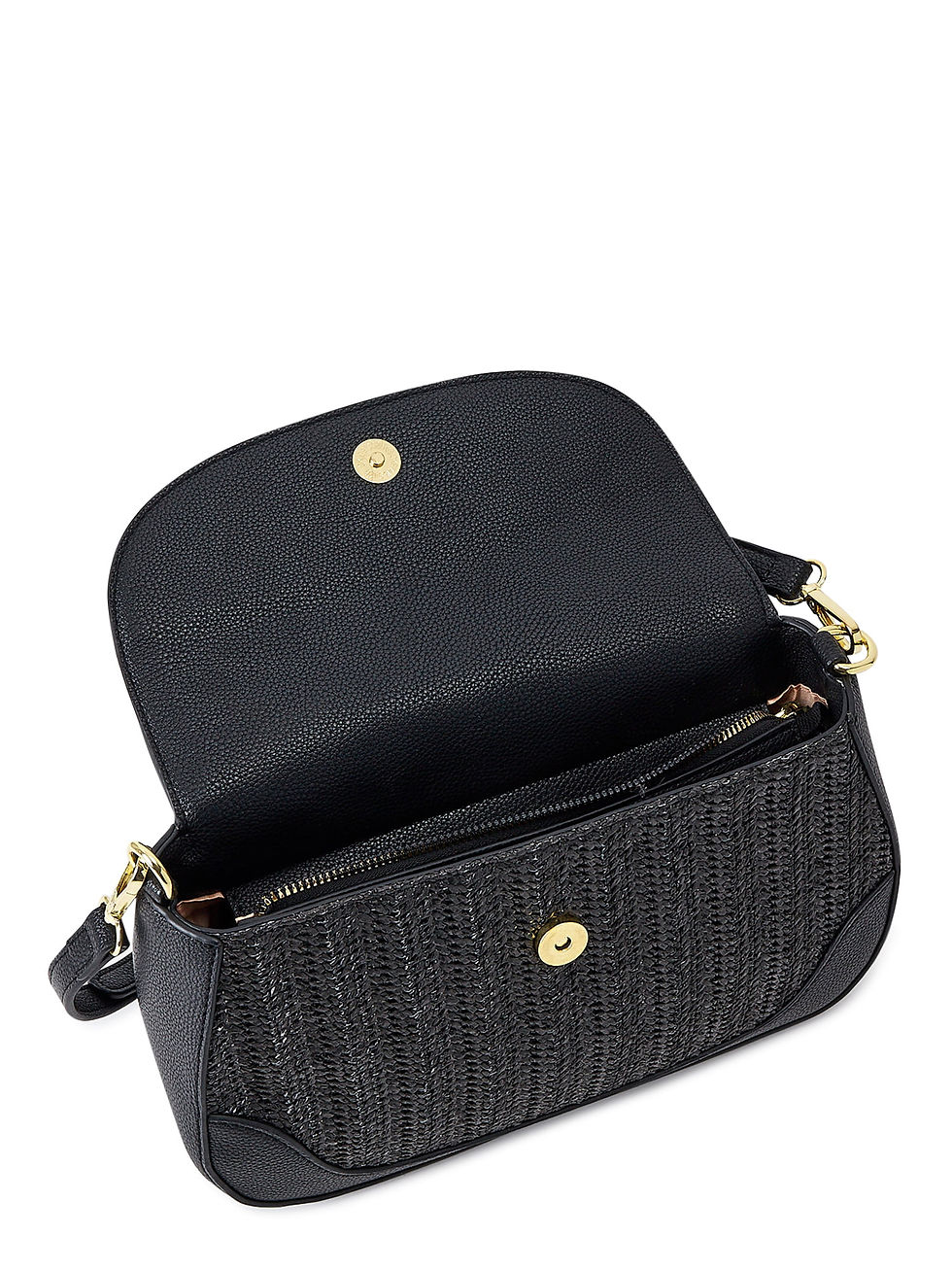 Miniatura: C. Wonder Women’s Adult Jasmine Faux Straw Shoulder Bag with Bamboo-Look Handle