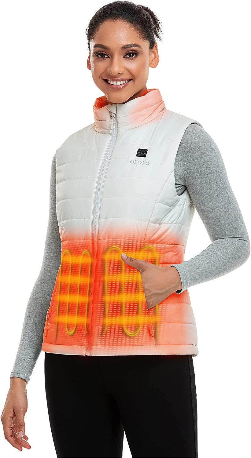 Miniatura: [Upgraded Battery] ORORO Women's Lightweight Heated Vest with Battery Pack