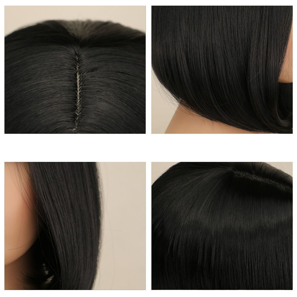 Miniature : SuQ Women's Long Straight Wig Hair Synthetic Natural Cosplay Party Light Brown 
