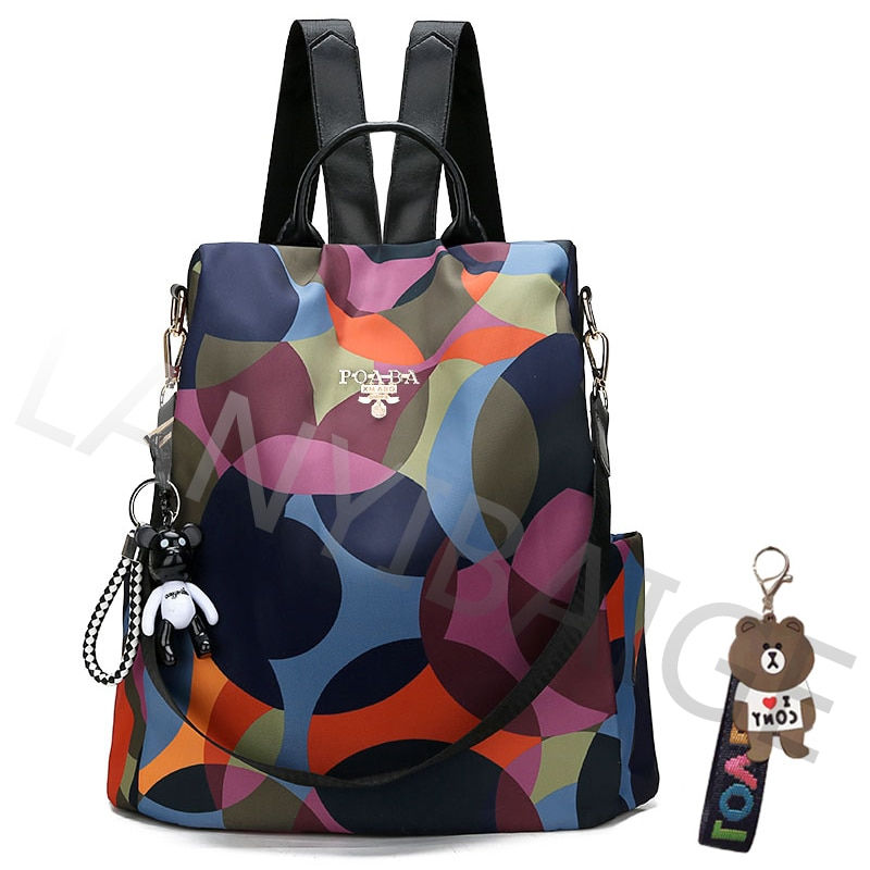 Miniatura: Fashion Women Large Capacity Women Backpack School Bags for Teenage Girls