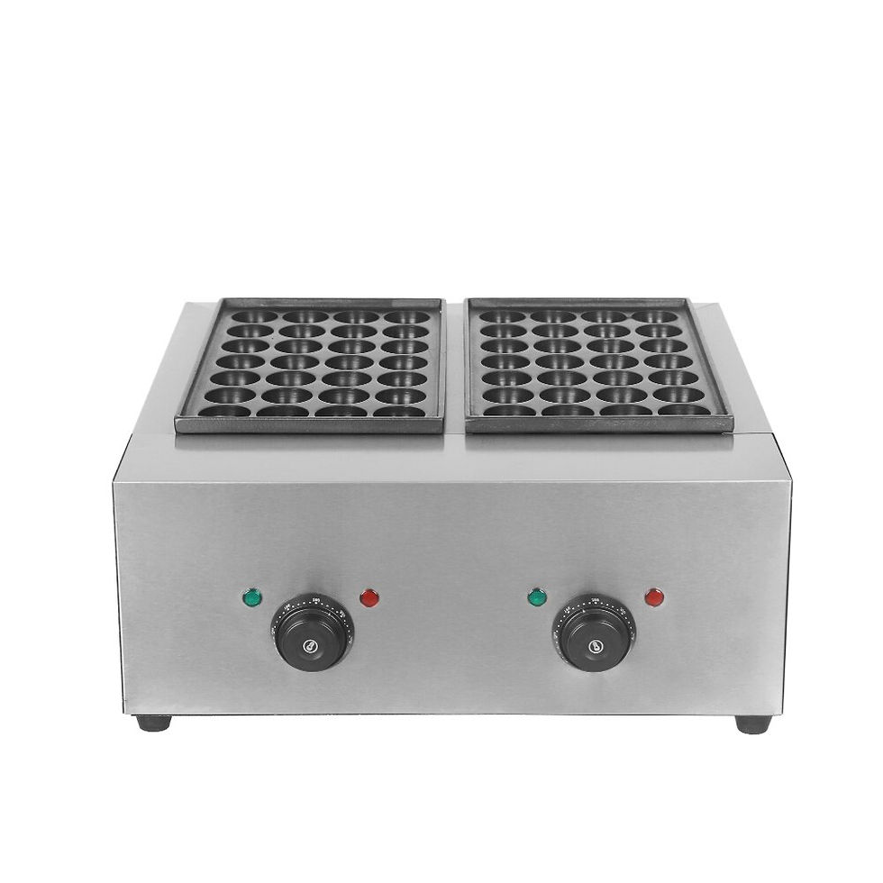 Thumbnail: Double Plate Fish Ball Grill Electric Octopus Ball Furnace Non-stick 56pcs Tako