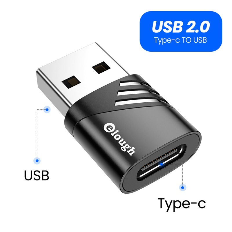 الصورة المصغرة: Elough USB Type C OTG Adapter USB 3.0 To Type C / Type C To USB 2.0 / Micro to 