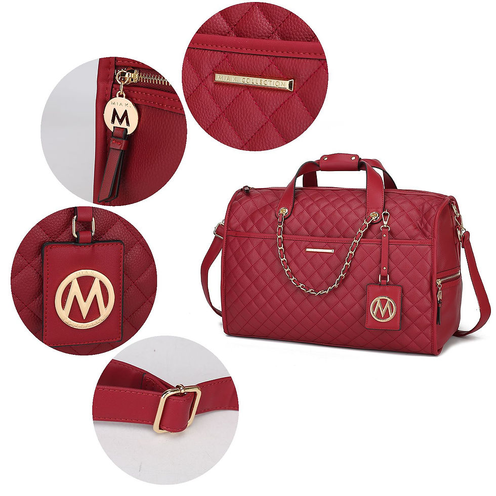 Thumbnail: MKF Collection Lexie Duffle by Mia k. Handbag