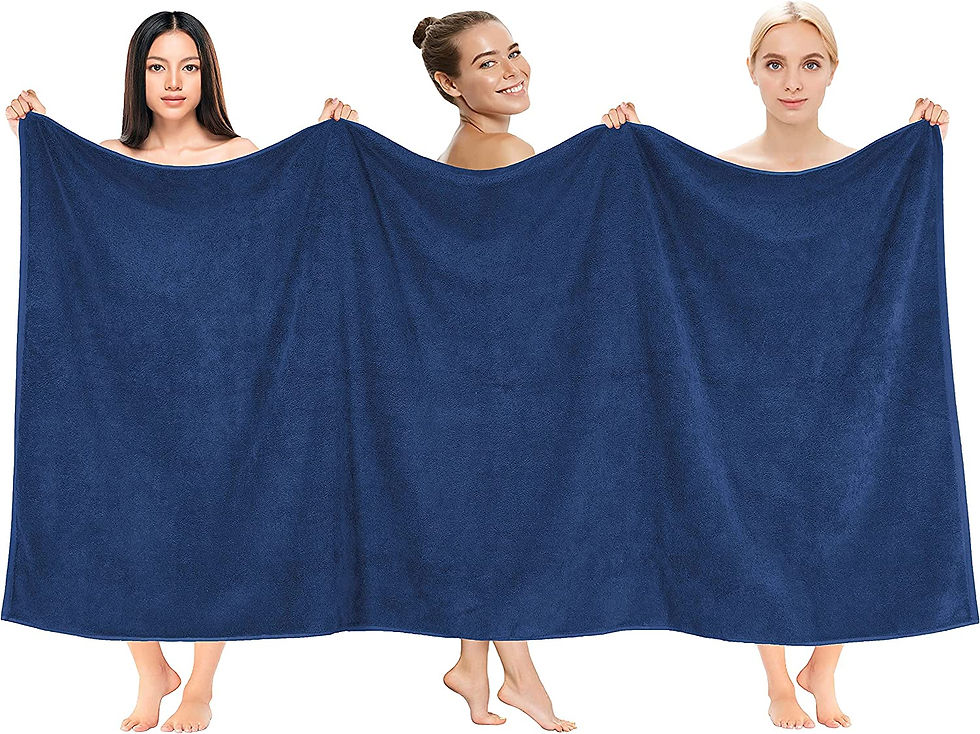 Thumbnail: Cotton Paradise 6 Piece Towel Set, 100% Turkish Cotton Soft Absorbent Towels fo