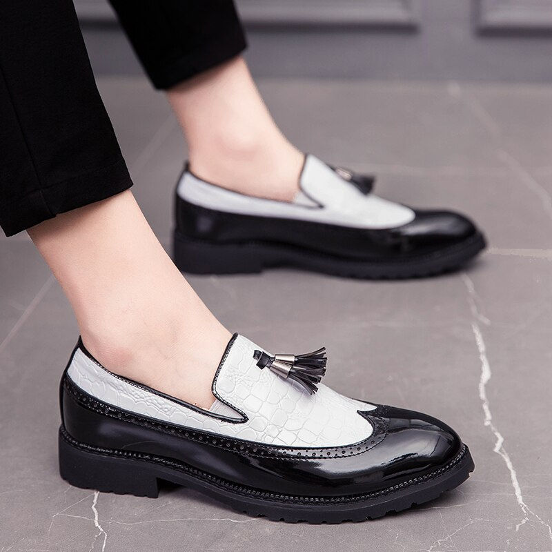 Miniature : Fashion Shoe Office Shoes for Men Casual Shoes Breathable Leather Loafers Drivi