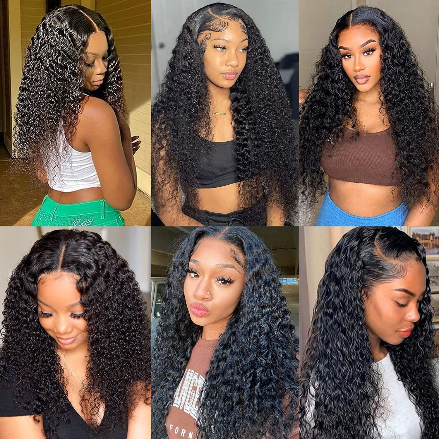 Lace Front Wigs Human Hair 20 inch Water Wave Lace Front Wig Unprocessed Human 